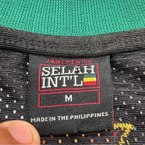 Selah | Shirts | Selah Jersey Men Medium Black Rastafarian Basketball Hawaiian Reggae Chamorro 